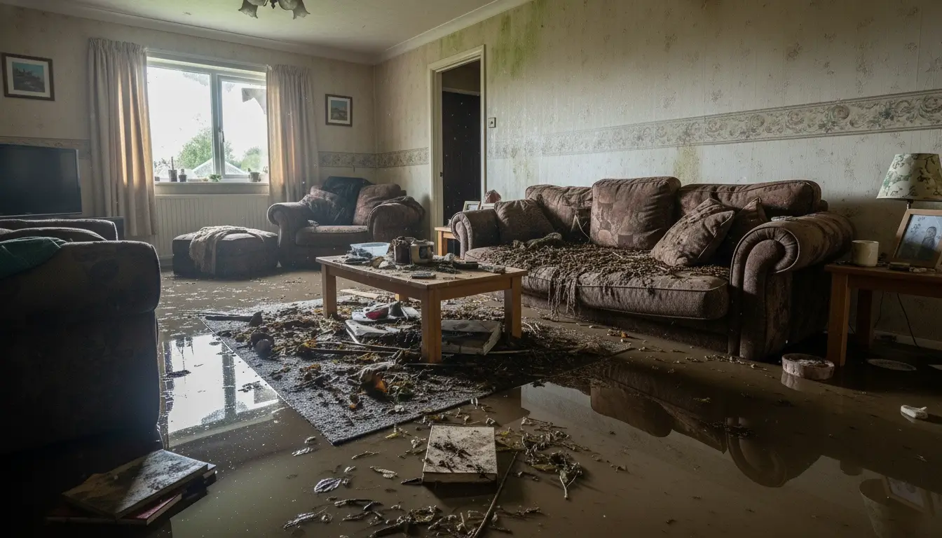 Professional flood restoration showing expert service in Sydney property